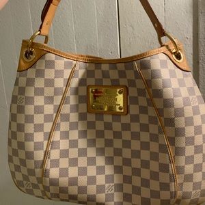 Louis Vuitton Galliera PM Damier Azur Hobo Bag